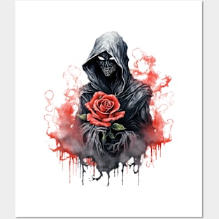 Gothic Roses Ghost #1 Posters and Art